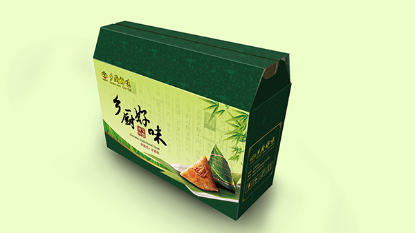 乡厨好味粽子礼盒包装设计
