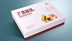 百家客海南清新色系酥饼包装设计