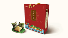 百家客龙泉人食品系列包装——大气御品粽子包
